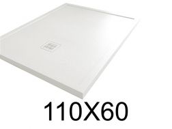 Brodzik z obrÄczÄ 60x110 cm Å»ywica mineralna MOMBACHO